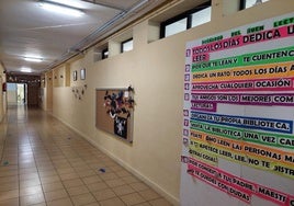 Interior del Colegio San Franscisco antes de la reforma