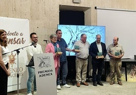 Imagen, con los premiados, de la gala celebrada el pasado año.