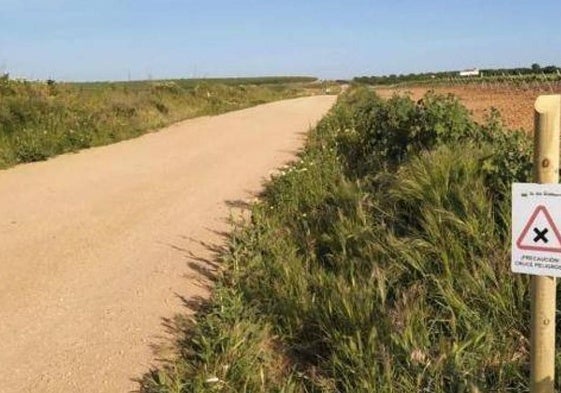 Imagen de unos de los caminos de uso agrícola en la ciudad