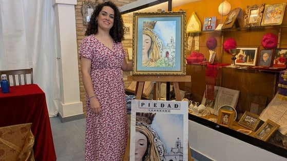 Marta González Cruz es la autora del cartel anunciador de la bajada de la Virgen