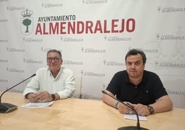 Ramírez y Forte durante su comparecencia para hablar sobre la ayuda recibida