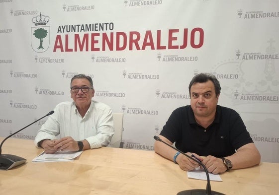 Ramírez y Forte durante su comparecencia para hablar sobre la ayuda recibida