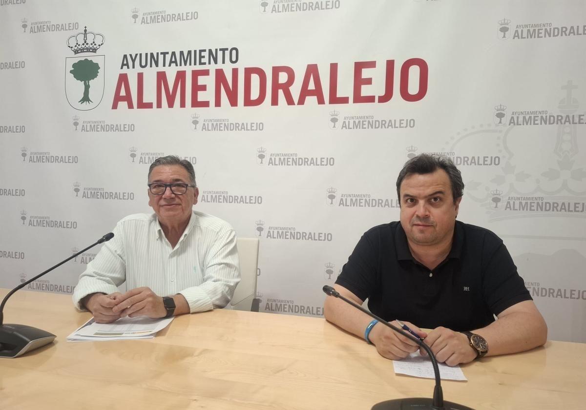 Ramírez y Forte durante su comparecencia para hablar sobre la ayuda recibida