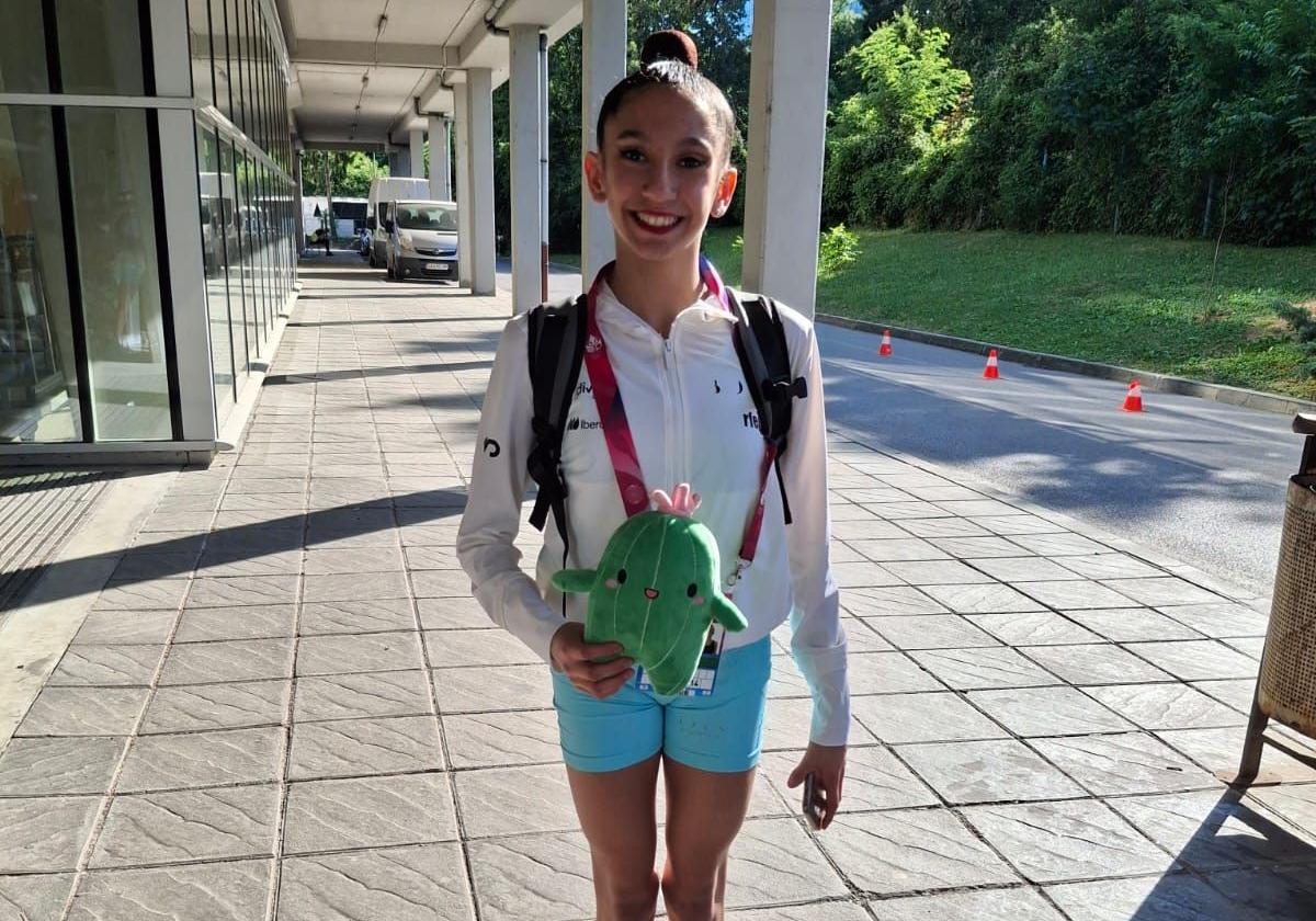 Paula Donoso tras una competición reciente