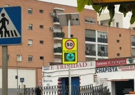 Imagen del radar que informa sin sancionar a los conductores desde hace unos días
