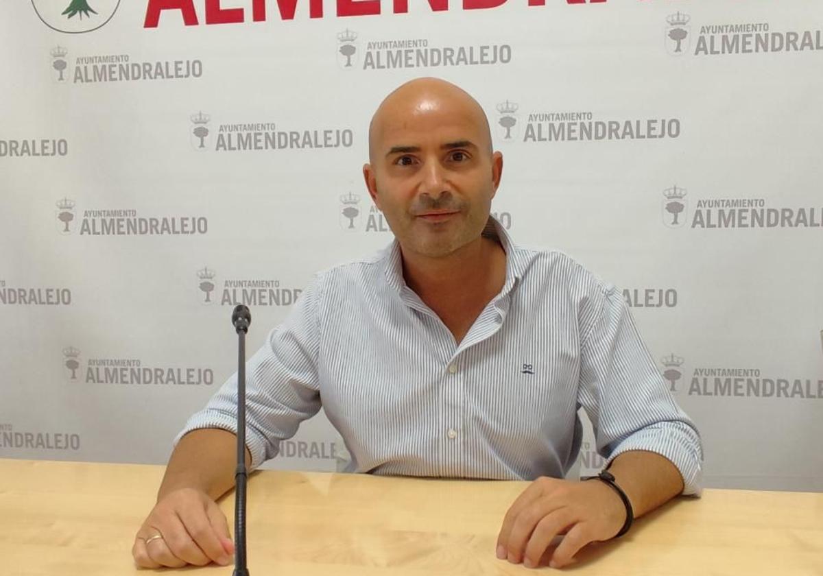 Saúl del Amo, concejal de Recursos Humanos en el Consistorio almendralejense