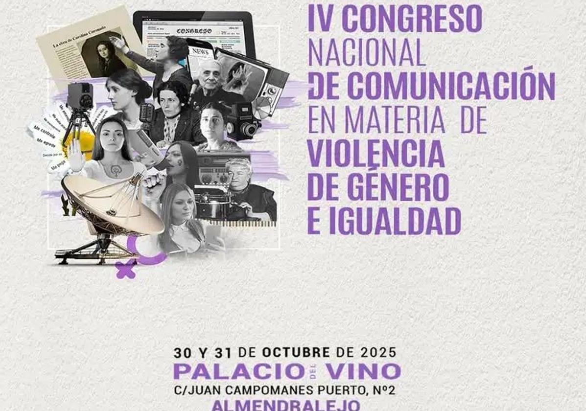 Detalle del cartel que publicita el evento