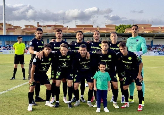 Once inicial de los de Almendralejo en Lorca