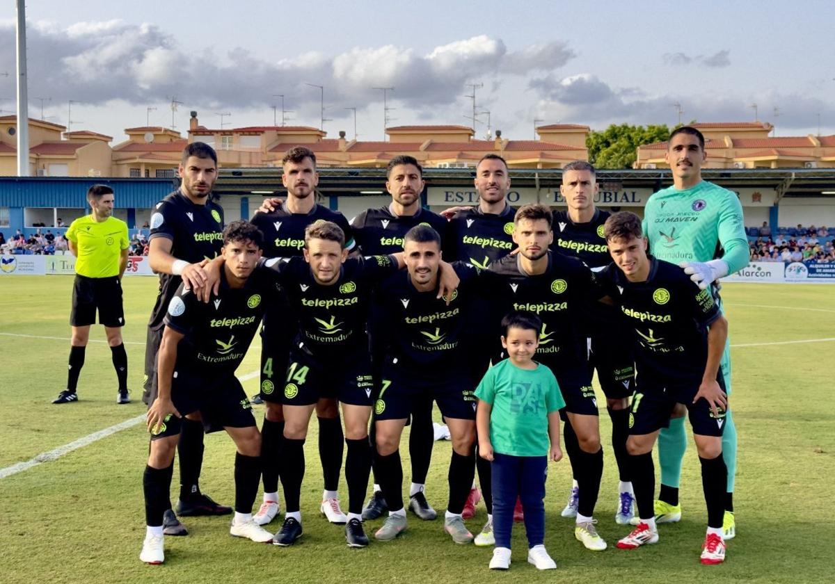 Once inicial de los de Almendralejo en Lorca