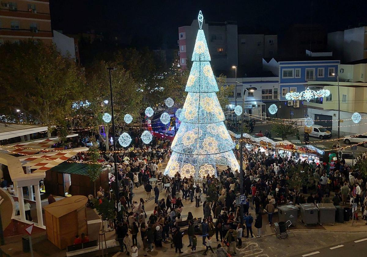 La explanada del mercado sustituirá en esta ocasión a la plaza de Extremadura en el encendido