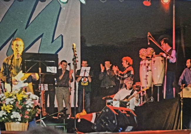 Imagen rescatada de redes sociales de uno de los concierto celebrado en los 90