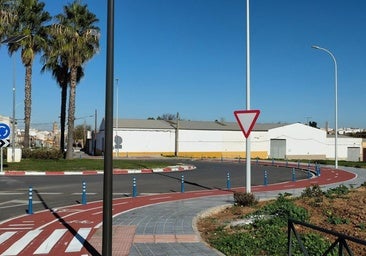 Rotonda, en la carretera La Fuente, que recibirá próximamente el nombre de Includes