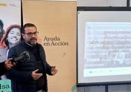 Francisco Jesús Hernández durante la presentación del programa