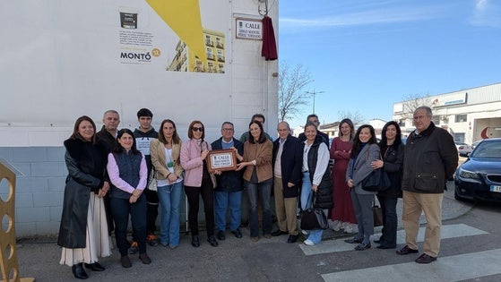 Diego Manuel Pérez Torrado da nombre desde hoy a una calle de la ciudad