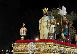 Paso del Beso de Judas procesionando durante la Semana Santa de 2025