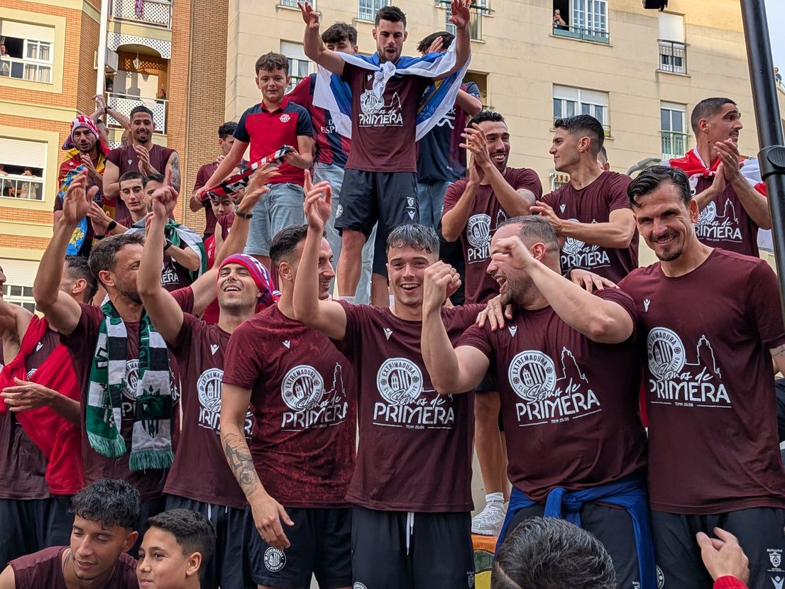 El ascenso del CD Extremadura, en imagenes