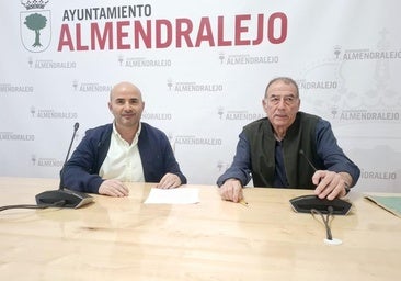 Saúl del Amo y José Ángel calero, en la presentación
