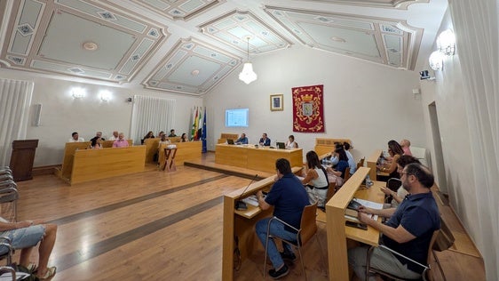 Imagen del pleno celebrado esta semana en el Ayuntamiento