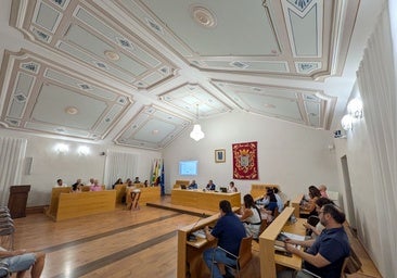 Imagen del pleno celebrado esta semana en el Ayuntamiento