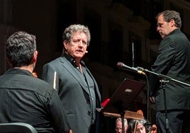 Pedro Casablanc regresa al escenario de la plaza de España tras la suspensión de la pasada edición por la lluvia