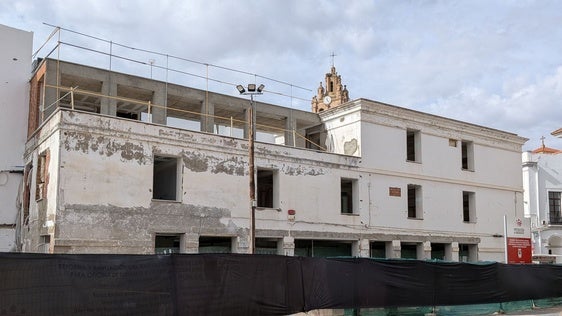 Estado actual de la obra tras varios meses parada
