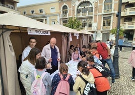 Una imagen de la participación de los colegios durante la edición del pasado año