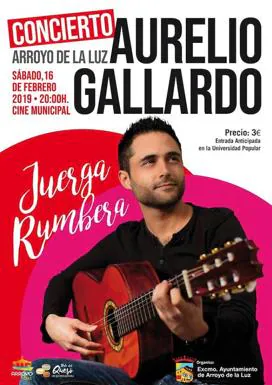 Venta de entradas para el concierto de Aurelio Gallardo