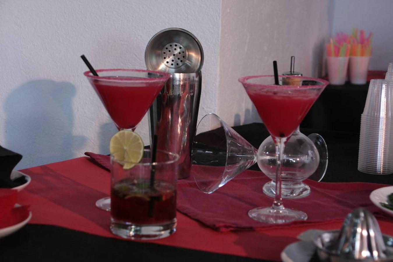 Mesa de cóckteles