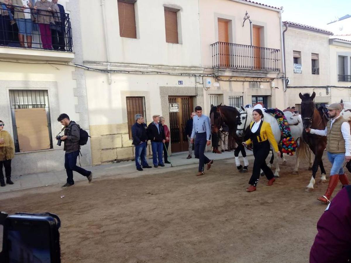 El pasado 22 de abril Arroyo de la Luz volvió a vibrar con el galopar de los caballos que recorrieron la Corredera, ocupada por unas 15.000 personas. En la fiesta participaron 160 jinetes y 4 carrozas, con unos 450 participantes. 