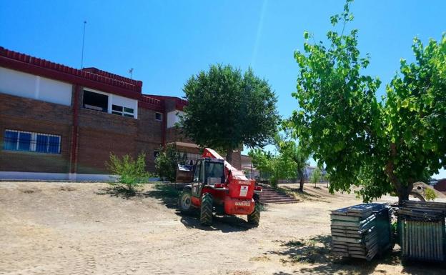Imagen principal - Ya han dado comienzo los trabajos en ambos centros. 