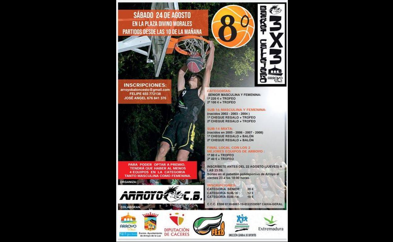 El torneo Basket Callejero 3x3 celebra este año su octava edición