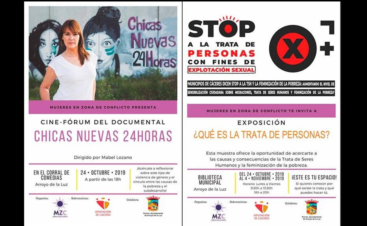 Comienza en Arroyo de la Luz el proyecto 'Municipios de Cáceres dicen stop a la trata de seres humanos y la feminización de la pobreza' con el cine-fórum 'Chicas Nuevas 24 horas'