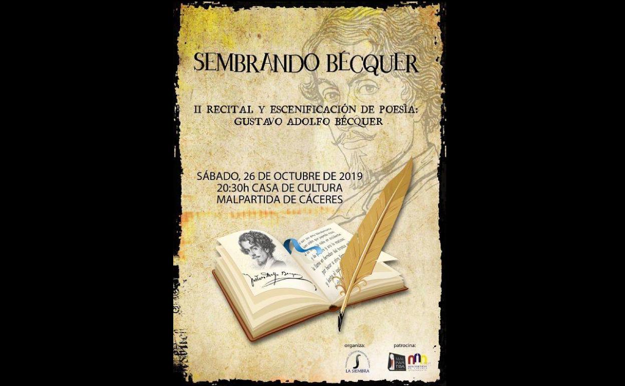 Varios arroyanos en el elenco de la nueva representación de la asociación malpartideña La Siembra, 'Sembrando Bécquer'