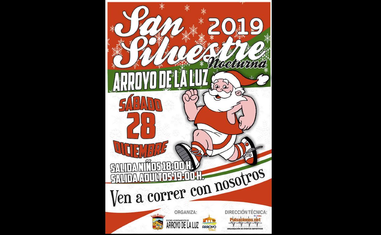 La San Silvestre Nocturna de Arroyo de la Luz se celebrará el próximo 28 de diciembre