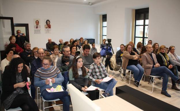 En primer término, los 4 homenajeados. 