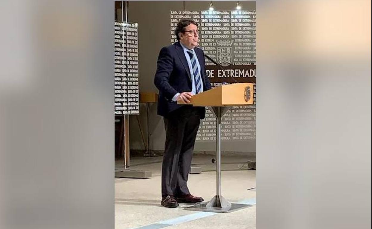 Vergeles en rueda de prensa sobre el coronavirus. 