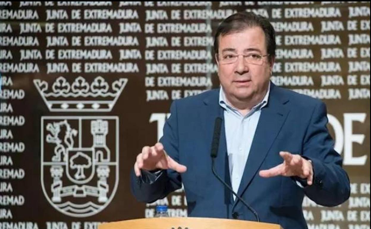 Vara, en una rueda de prensa en Presidencia, en una imagen de archivo.