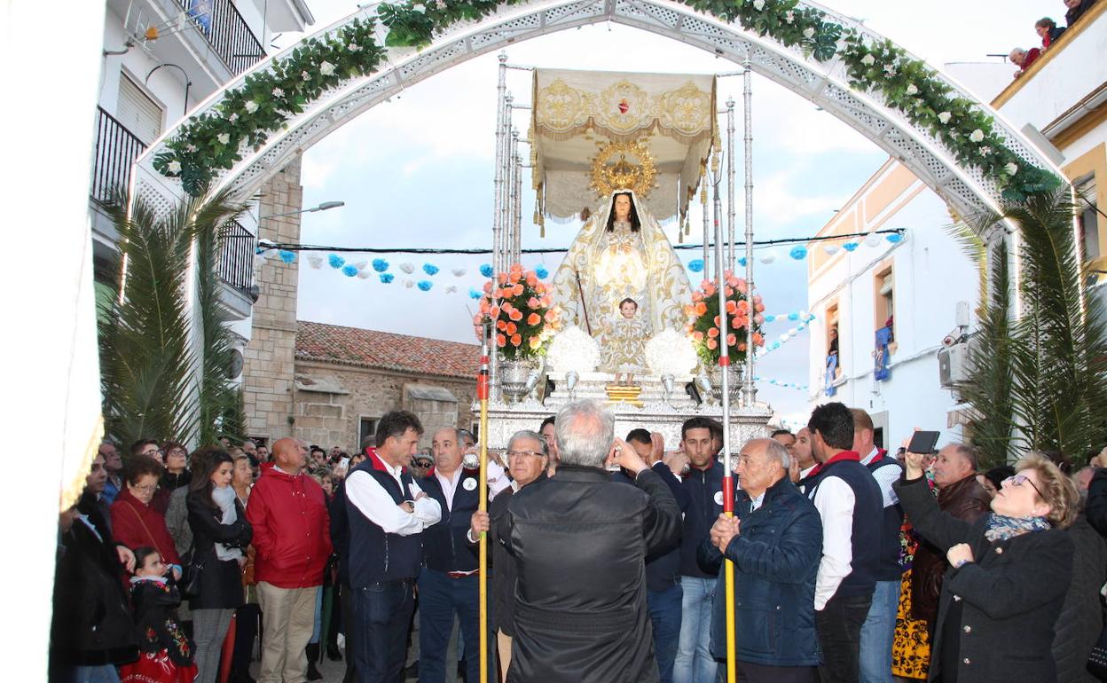 Bajada de la Virgen de la Luz de 2019. 
