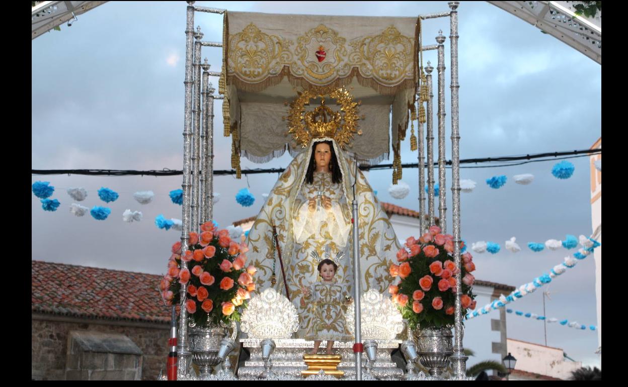 Bajada de la Virgen de la Luz. Foto de archivo 2019. 