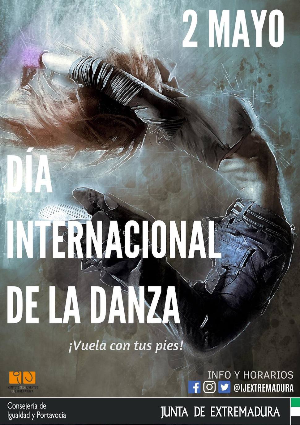 El ECJ de Arroyo de la luz invita a participar en la actividad online Celebramos 'Vuela con tus pies'