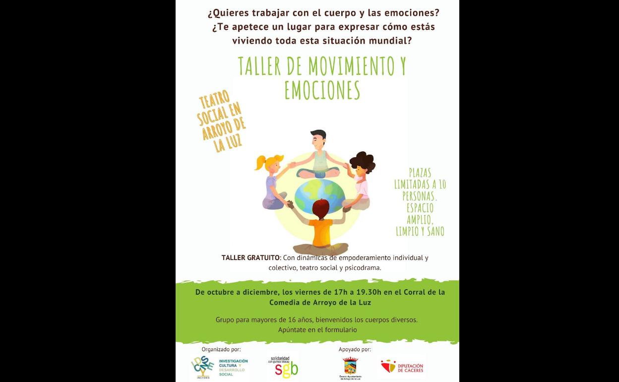 Taller de Movimiento y Emociones en Arroyo de la Luz