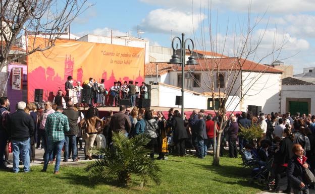 Festival folclórico. 