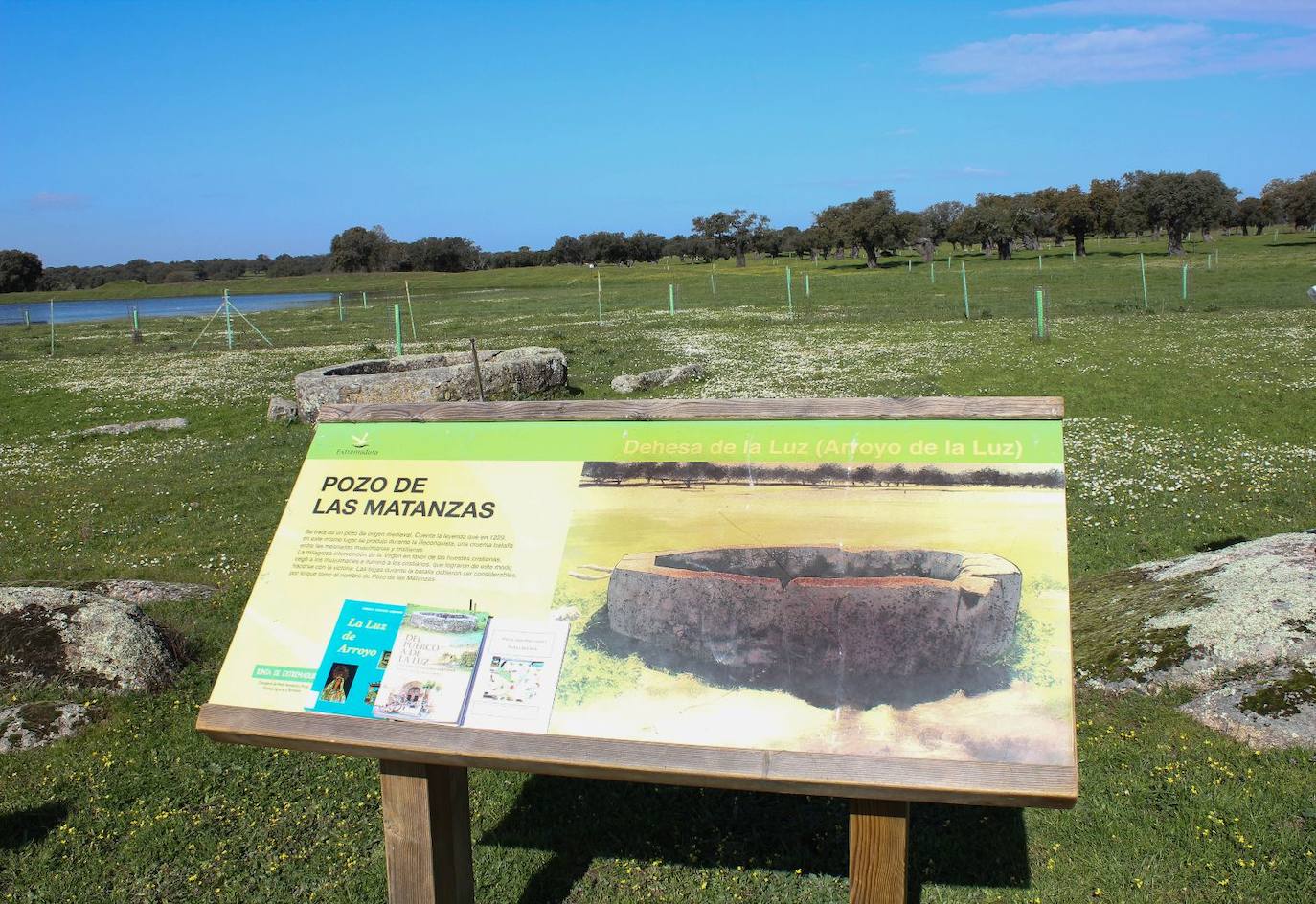 Pozo de las Matanzas uno de los lugares por donde transcurre la Ruta virtual literaria. 