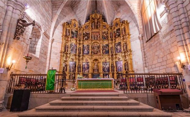 Retablo de Luis de Morales, El Divino, en la Iglesia de Ntra. Sra. de la Asunción. 