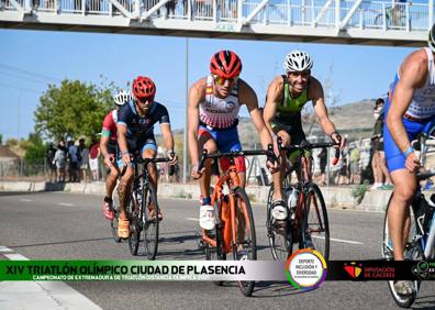 Imagen secundaria 1 - Ismael Bocadulce se trae la plata en categoría sub-21 del campeonato de Extremadura de Triatlón Olímpico que se celebró en Plasencia