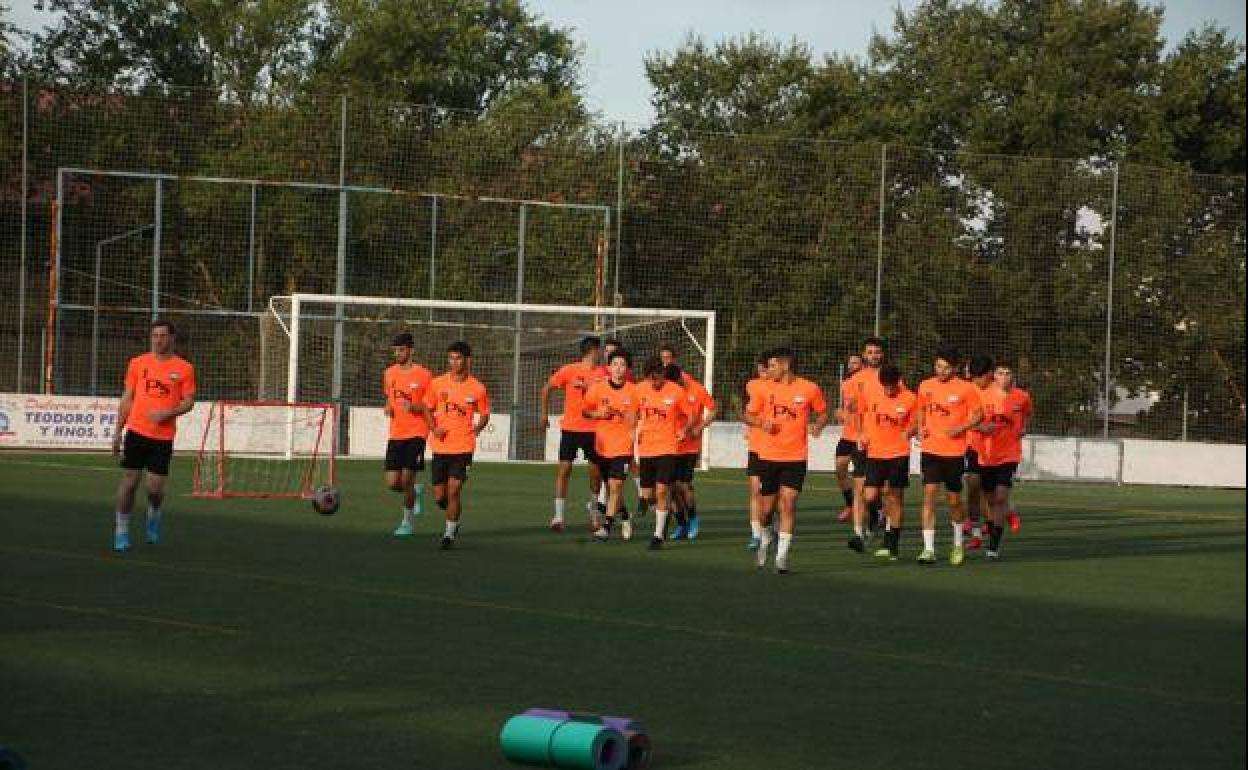 El Arroyo CP en una sesión de entrenamiento. 