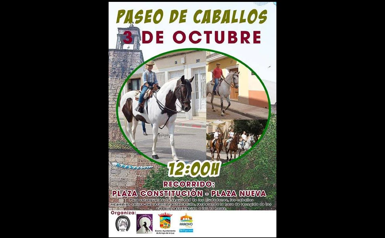 El próximo domingo se organizará un paseo de caballos en la localidad