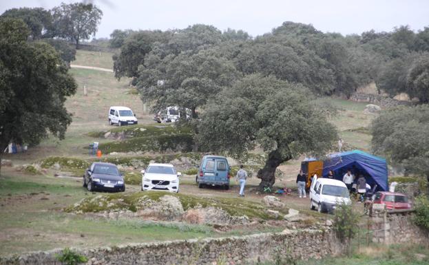 Un grupo de arroyanos disfrutando del día de romería. 