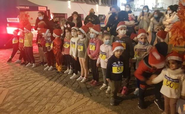 Salida de carrera de los chupetines. 