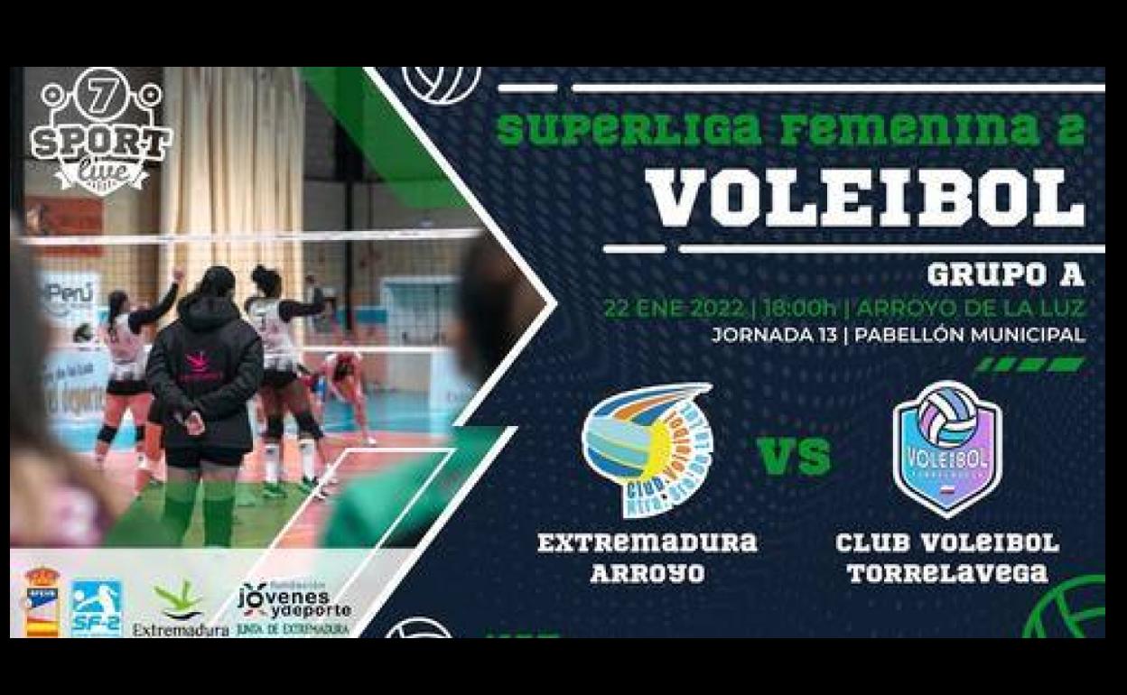 El partido entre el Extremadura Arroyo y el Torrelavega se retransmitirá por streaming